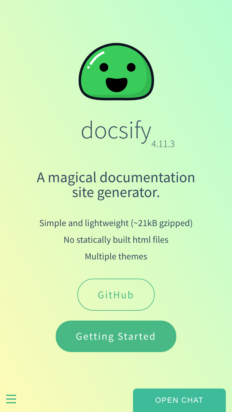 Docsify screenshot