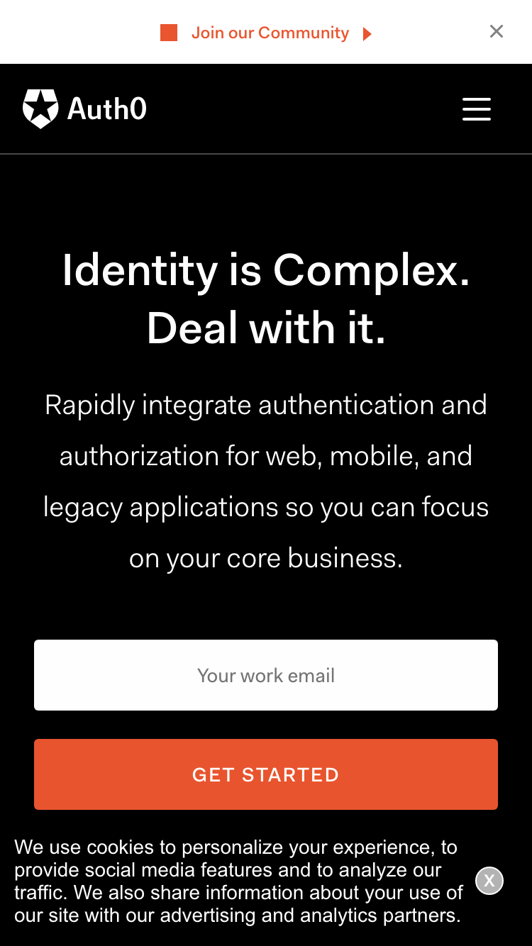 Auth0 screenshot