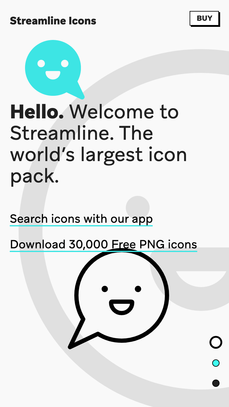 Streamline Icons screenshot