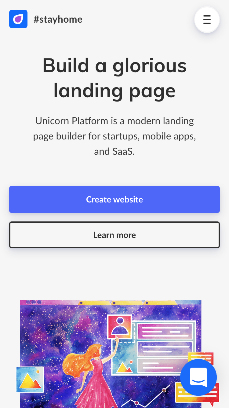 Unicorn Platform screenshot